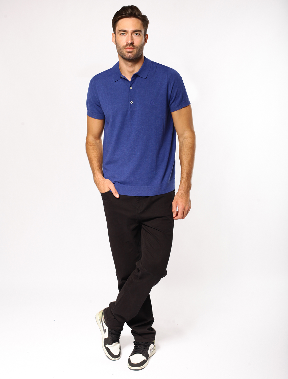 картинка Джемпер мужской синий от магазина Одежда+